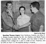 Mark 1963 Newspaper Clipping