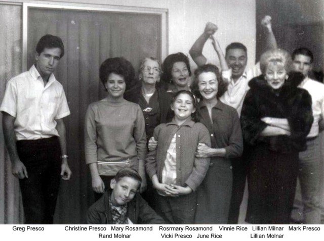 Prescos 1962 Family Gathering