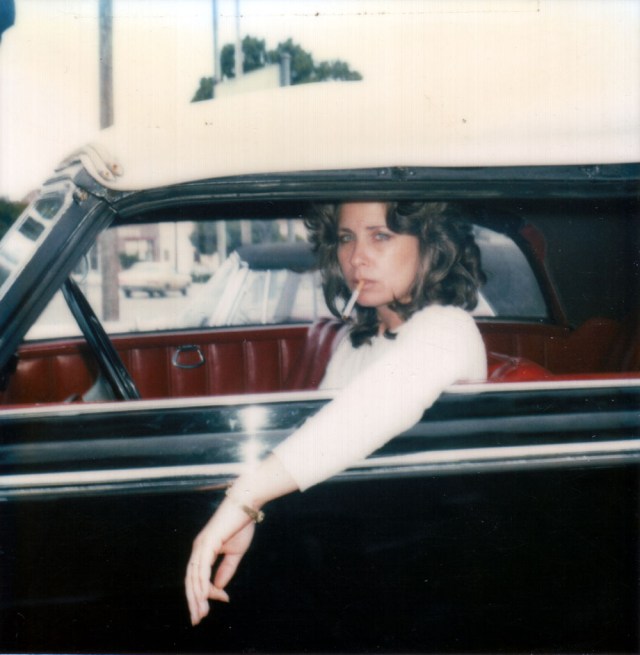 Christine 1980 Modeling in Car