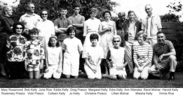 Rosamonds 1963 Family Gathering 1