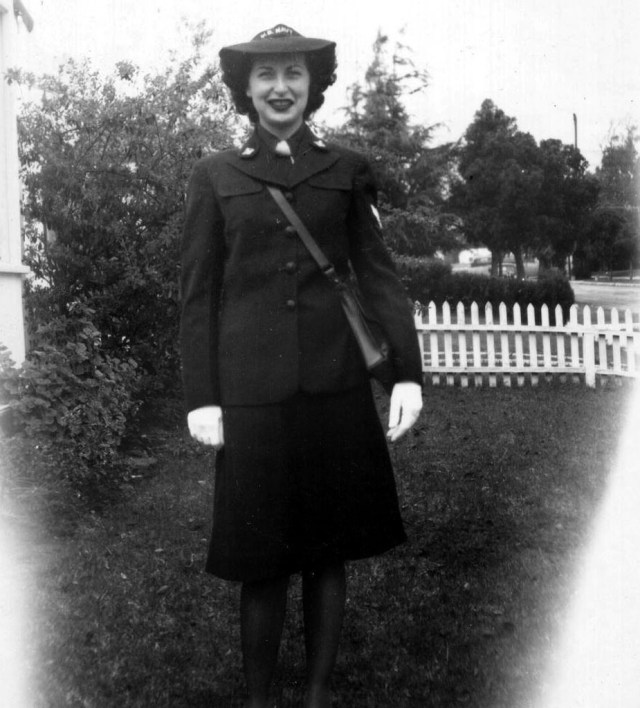 Rosemary 1943 in Navy Uniform