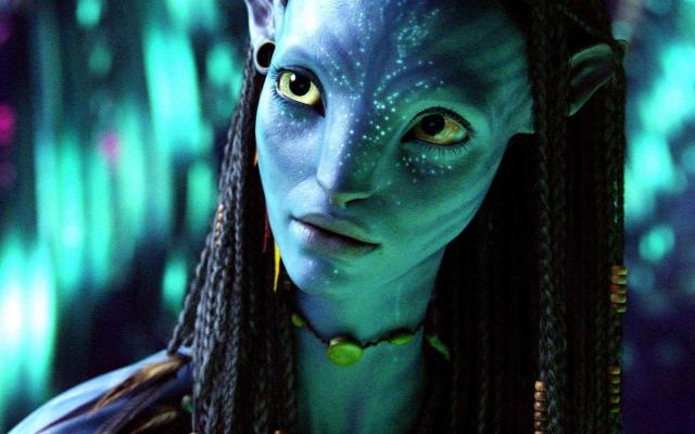 AVTR-211B   Zo Saldana is Neytiri, a fearless and beautiful warrior, and a member of PandoraÕs royal clan of NaÕvi.