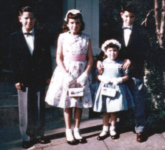 Prescos 1956 Greg, Christine, Vicki & Mark