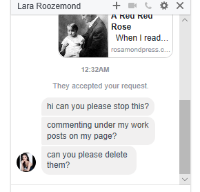 This image has an empty alt attribute; its file name is lara-facebook.png