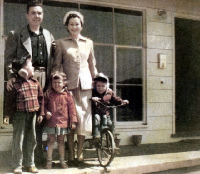 Prescos 1951 Greg, Christine, Mark, Vinnie &amp; June Rice (rear