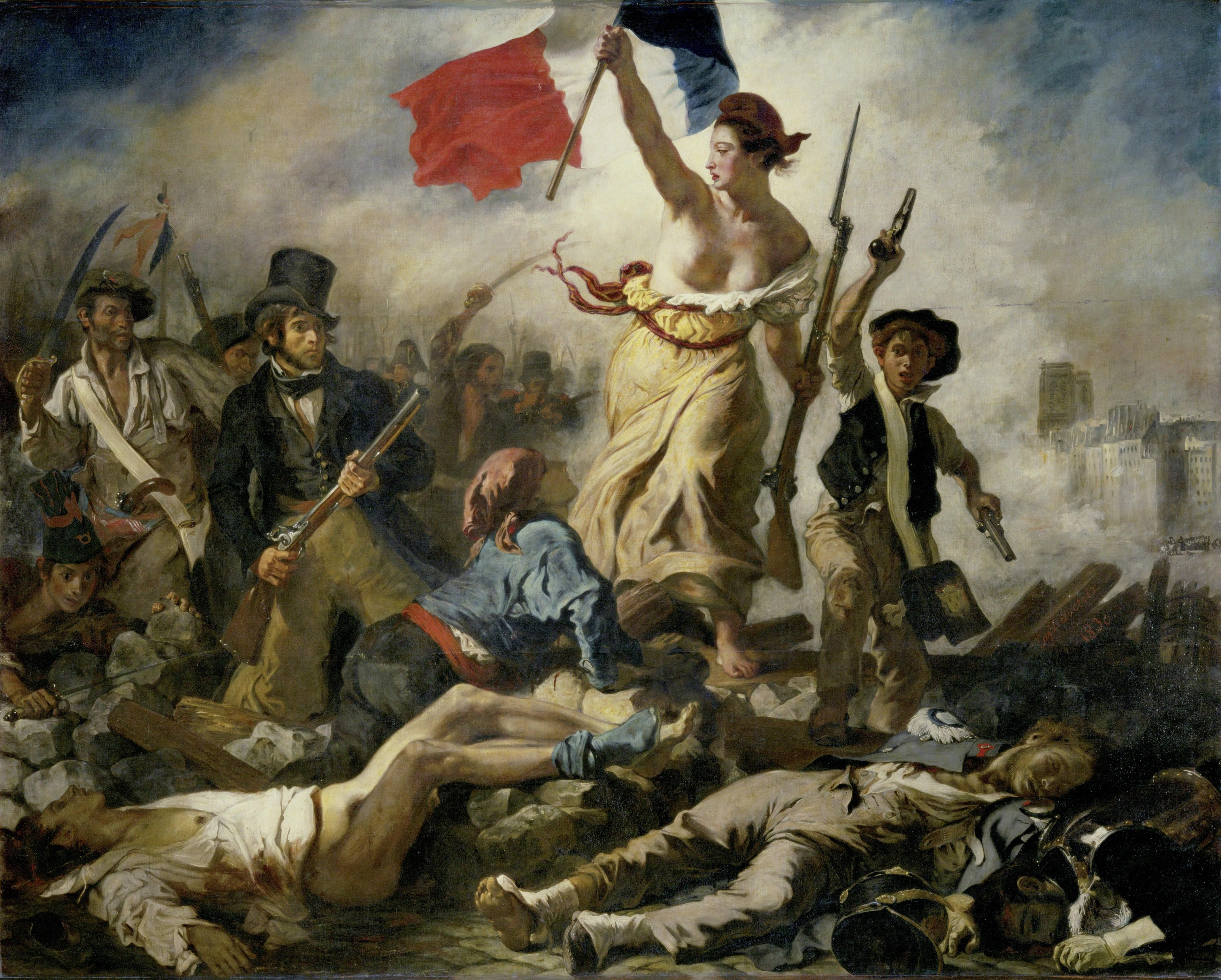 Liberty Leading the People. 1830. Oil on canvas, 260 x 325 cm.